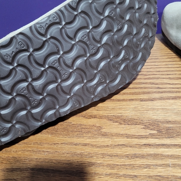 Birkenstock Boston Taupe Suede Cork Clogs Mens 11 (44) Nwob New W Tag - Picture 6 of 8